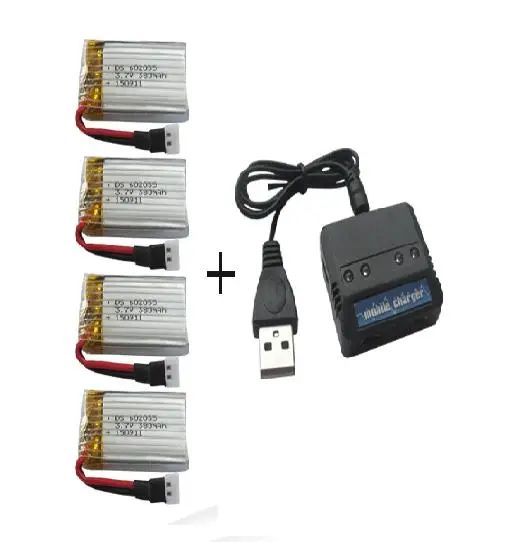 YUKALA H107D F180 FY310B Quadcopter Charger Battery Sets 3.7V 380mAh Lipo Battery4Pcs and charger box freeshipping
YUKALA H107D F180 FY310B Quadcopter Charger Battery Sets 3.7V 380mAh Lipo Battery4Pcs and charger box freeshipping