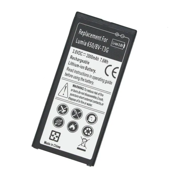 1x 2000mAh / 7.6Wh BV-T3G Replacement Battery For Microsoft Nokia lumia 650 RM-1154 Batterie Bateria Batterij | Мобильные телефоны