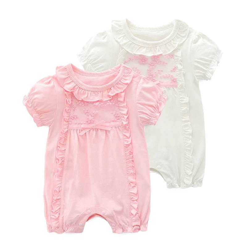 Summer New lace Short-sleeved Boxer Rompers Baby Infant Romper Cotton Newborn Rompers Pajamas Flower Princess Baby Girls Clothes
Summer New lace Short-sleeved Boxer Rompers Baby Infant Romper Cotton Newborn Rompers Pajamas Flower Princess Baby Girls Clothes