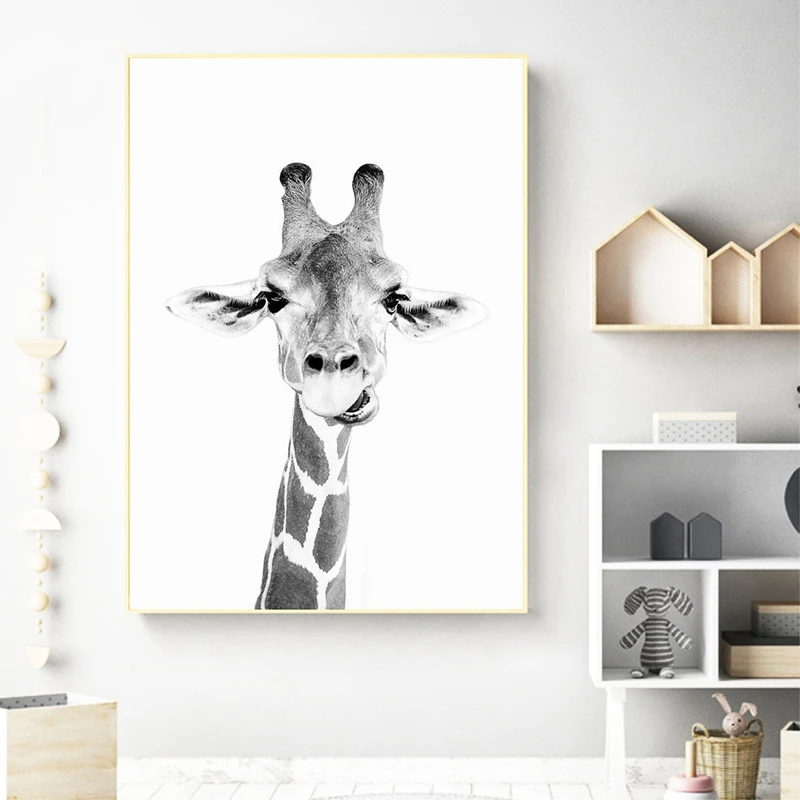 Giraffe Wall Art Wild Animals Poster Print Canvas Painting Zoo Decoration Fun Animal Black And White Photography Picture Nursery
Giraffe Wall Art Wild Animals Poster Print Canvas Painting Zoo Decoration Fun Animal Black And White Photography Picture Nursery