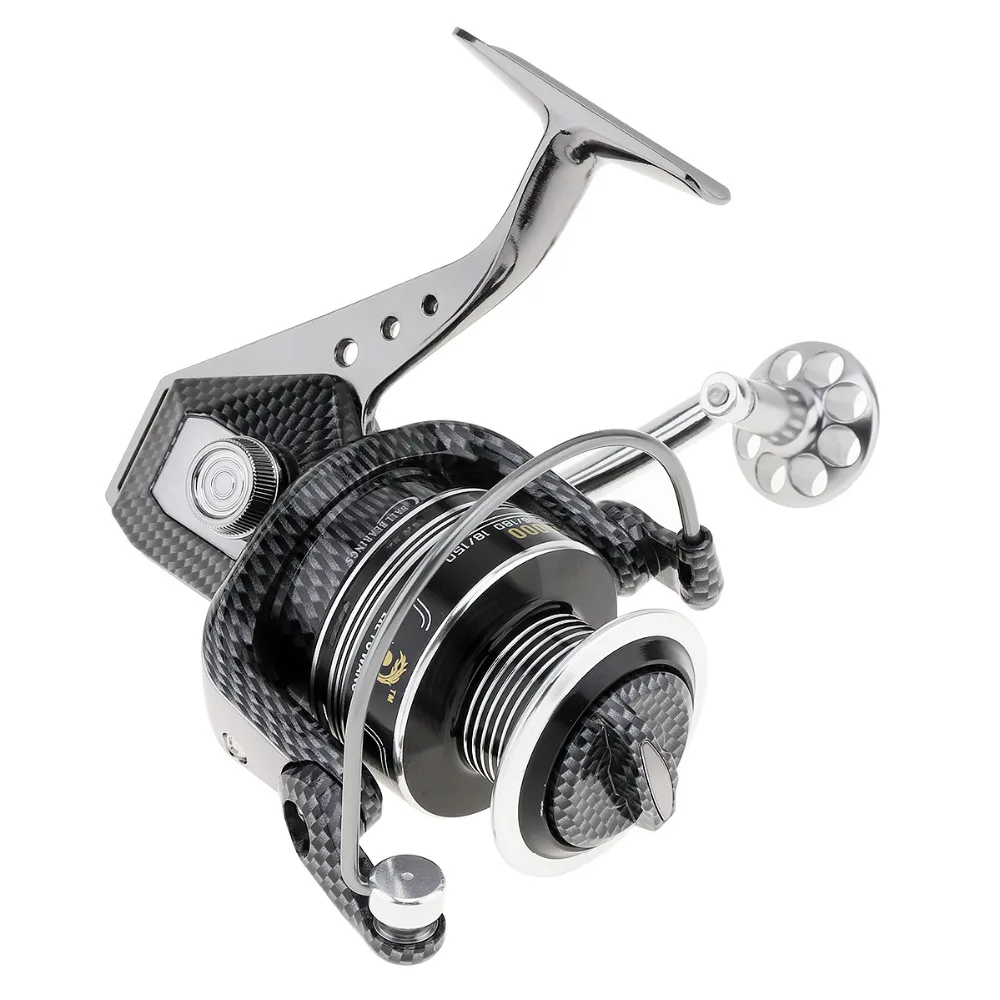 5000 Series 5.5:1 Full Metal Spinning Fishing Reel Max Drag 15KG Left Right Hand Fishing Reel Wheel with Full Metal Line Cup
5000 Series 5.5:1 Full Metal Spinning Fishing Reel Max Drag 15KG Left Right Hand Fishing Reel Wheel with Full Metal Line Cup