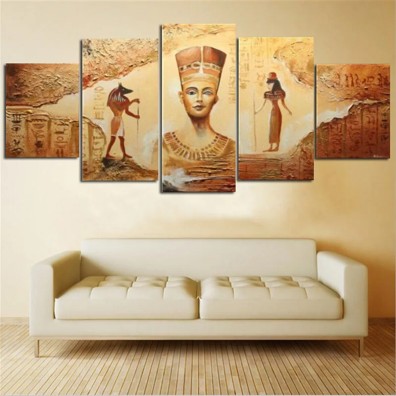 Pure Handmade 5 Piece Egyptian Unframed Modern Abstract Decorative Oil Painting On Canvas Wall Art Picture For Living Room
Pure Handmade 5 Piece Egyptian Unframed Modern Abstract Decorative Oil Painting On Canvas Wall Art Picture For Living Room