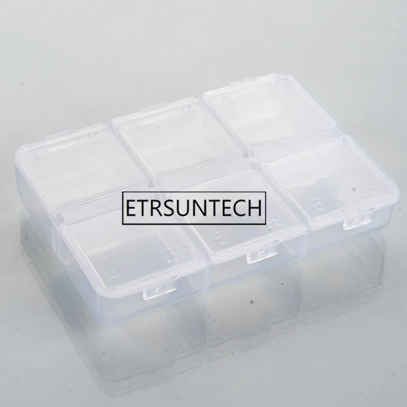200pcs 6 Days Plastic Pill Box Transparent 6 Cells Pill Holder Medicine Case Storage Organizer Container
200pcs 6 Days Plastic Pill Box Transparent 6 Cells Pill Holder Medicine Case Storage Organizer Container