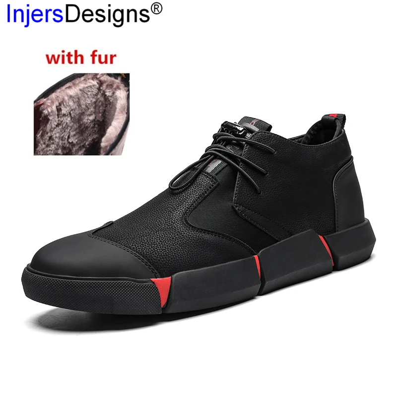 Hot Sale Men Skateboarding Shoes Black Lace-Up Breathable Trainers Warm Fur Sneakers Simple Fashion Comfortable Casual Men Shoes
Hot Sale Men Skateboarding Shoes Black Lace-Up Breathable Trainers Warm Fur Sneakers Simple Fashion Comfortable Casual Men Shoes