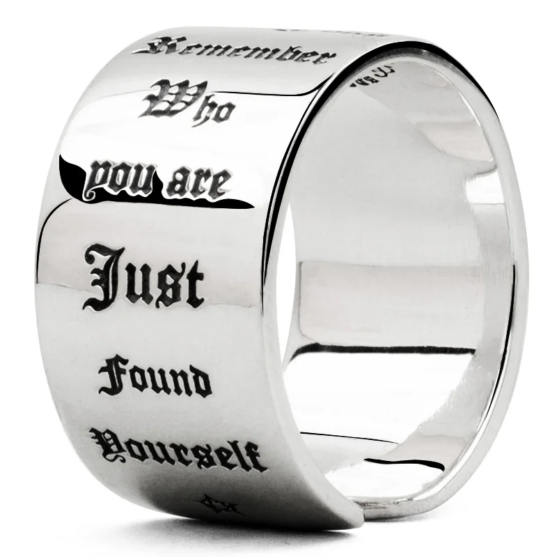 Bible Letters sterling Silver 925 rings for man Index Ring fashion jewelry Thumb ring mygrillz
Bible Letters sterling Silver 925 rings for man Index Ring fashion jewelry Thumb ring mygrillz