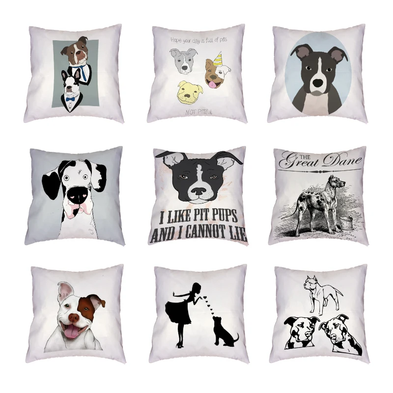 Naughty Great Dane White Cushion Cover Print Home Decorative Cartoon Pugs French Bulldog Girl Love Throw Pillow Cases Peach Skin
Naughty Great Dane White Cushion Cover Print Home Decorative Cartoon Pugs French Bulldog Girl Love Throw Pillow Cases Peach Skin