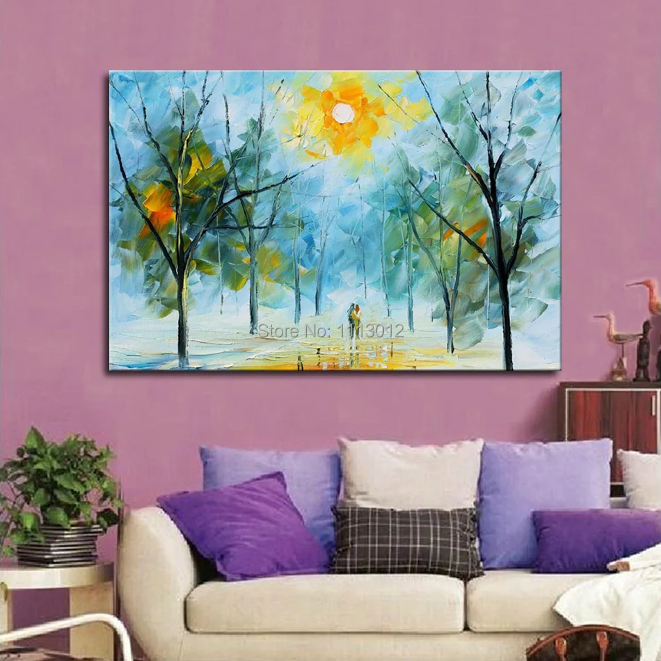 Large Knife Oil Painting Modern On Canvas Home Wall Tree Sunset Landscape Art Pictures Abstract Decoratian Gift For Women Lovers
Large Knife Oil Painting Modern On Canvas Home Wall Tree Sunset Landscape Art Pictures Abstract Decoratian Gift For Women Lovers