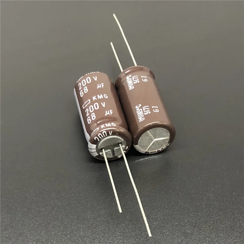 10 шт./50 шт. 68 мкФ 200 в NCC KMG серия 12 5x25 мм 200V68uF хорошее качество Алюминиевый