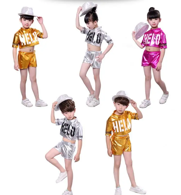 2019 Children Jazz Dance Costumes Glisten Boys Girls Hip-hop Modern Dance Performances Clothing Set Kids Jazzy Dance Wear
2019 Children Jazz Dance Costumes Glisten Boys Girls Hip-hop Modern Dance Performances Clothing Set Kids Jazzy Dance Wear