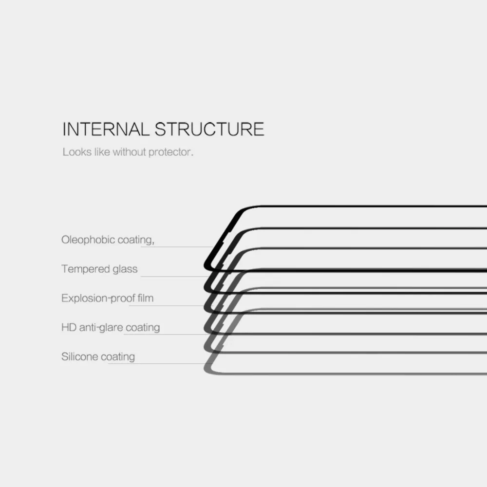 Нанометр NILLKIN Amazing 3D CP + MAX с полным покрытием взрывозащищенное Закаленное Стекло 9H