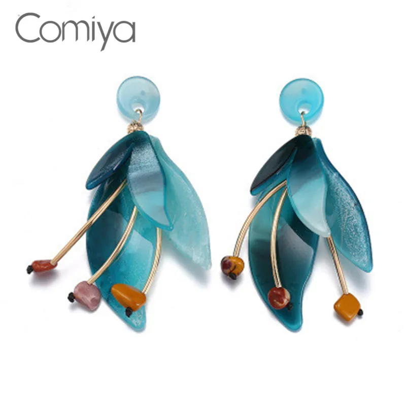 Comiya акриловые бусинки кулон серьги с фианитом Umode D'oreille мода сплав подарок Feminino