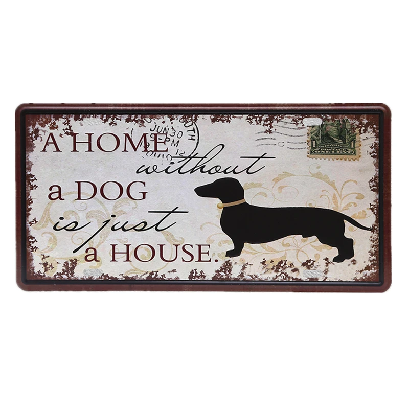 A Home Without A Dog/Cat Is Just A House Retro Stamps Tin Signs Wall Art Decor Bar Vintage Metal Craft Painting 15x30cm A424
A Home Without A Dog/Cat Is Just A House Retro Stamps Tin Signs Wall Art Decor Bar Vintage Metal Craft Painting 15x30cm A424