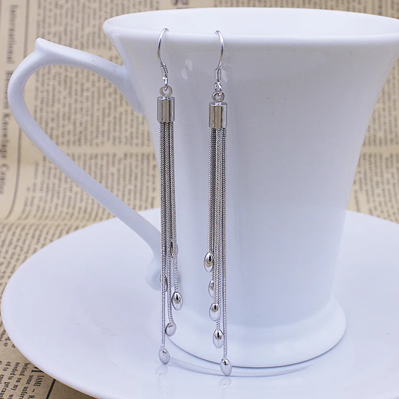 XIYANIKE Silver Color Personality Fashion Tassels Silver Earring For Women Earring Sterling-silver-jewelry Brinco VES6350
XIYANIKE Silver Color Personality Fashion Tassels Silver Earring For Women Earring Sterling-silver-jewelry Brinco VES6350