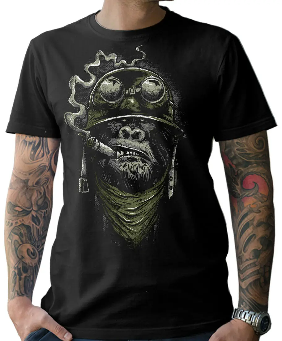 Biker T-Shirt Gorilla Monkey Motorrad Chopper Bobber Motorcycles Oldschool 2019 Men'S Fashion Summer O-Neck Casual Movie Tee
Biker T-Shirt Gorilla Monkey Motorrad Chopper Bobber Motorcycles Oldschool 2019 Men'S Fashion Summer O-Neck Casual Movie Tee