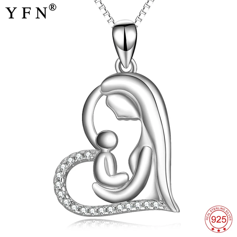 Necklace Genuine 925 Sterling Silver Mother & Child Pendants Necklaces Mother Love Fine Jewelry Women Mother's Day Gift PYX0160
Necklace Genuine 925 Sterling Silver Mother & Child Pendants Necklaces Mother Love Fine Jewelry Women Mother's Day Gift PYX0160