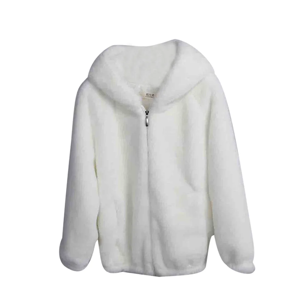 Winter Coat Women Faux Fur Coat Hooded Long Sleeve Womens Coats Contrast Party Faux Fur Coat Thick Casaco Feminino
Winter Coat Women Faux Fur Coat Hooded Long Sleeve Womens Coats Contrast Party Faux Fur Coat Thick Casaco Feminino