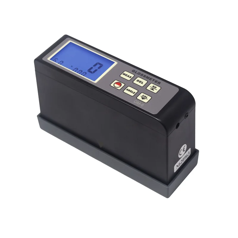 GM-6 Gloss Meter range 0.1-200Gu 20 angle gloss meter Portable Digital Glossmeter with blue backlight
GM-6 Gloss Meter range 0.1-200Gu 20 angle gloss meter Portable Digital Glossmeter with blue backlight