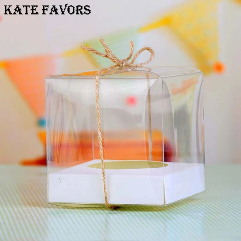 Clear PVC Transparent Cupcake Boxes Wedding Gift Box With Base Inside Wedding Party Gift Box And Packaging (Set of 12)
Clear PVC Transparent Cupcake Boxes Wedding Gift Box With Base Inside Wedding Party Gift Box And Packaging (Set of 12)