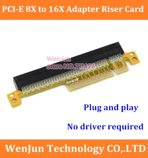 Подключи и играй Новый PCI-e PCI Express PCI-E 8X до 16X адаптер Riser Card PCI-E 16X прочная защитная карта Adater
Подключи и играй Новый PCI-e PCI Express PCI-E 8X до 16X адаптер Riser Card PCI-E 16X прочная защитная карта Adater