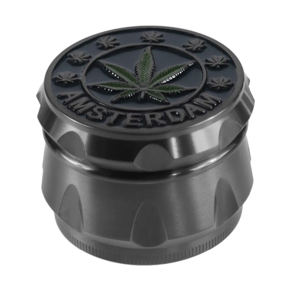 Formax420 53*40mm 4 Parts Zinc Alloy Hand Herb Grinder Leaf Pattern Tobacco Smoking Grinders Multi Colors Available
Formax420 53*40mm 4 Parts Zinc Alloy Hand Herb Grinder Leaf Pattern Tobacco Smoking Grinders Multi Colors Available