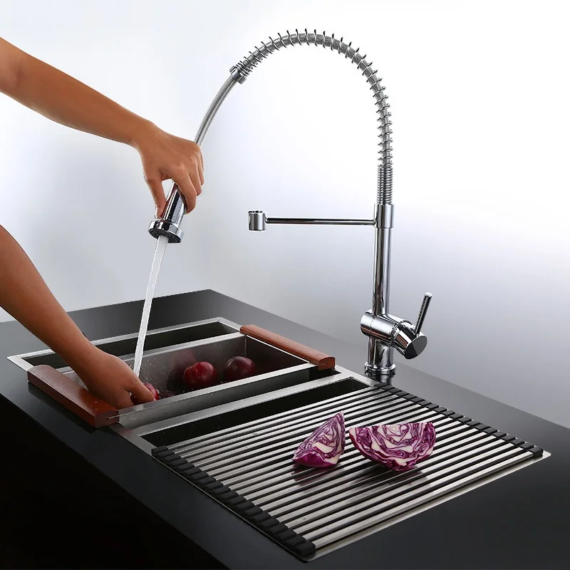 BECOLA Free shipping New Brass Kitchen faucet Pull down tap spray faucets chrome kitchen mixer tap CH-8003
BECOLA Free shipping New Brass Kitchen faucet Pull down tap spray faucets chrome kitchen mixer tap CH-8003