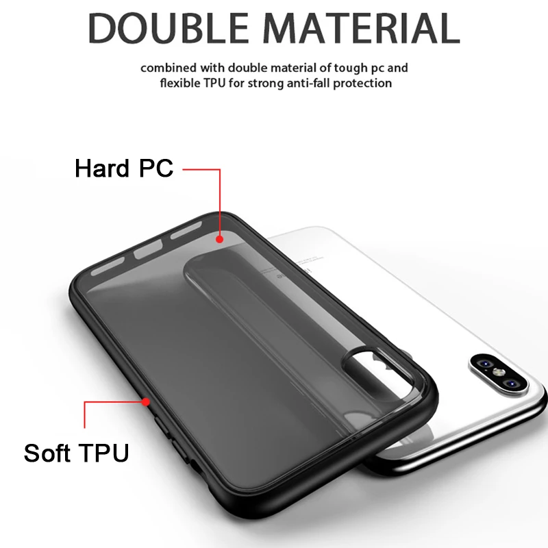 ITEUU Heavy Duty Protection Anti-knock Case for iphone X XS Max XR Cases TPU Matte Back Cover Shell for iphone XR X XS MAX
ITEUU Heavy Duty Protection Anti-knock Case for iphone X XS Max XR Cases TPU Matte Back Cover Shell for iphone XR X XS MAX