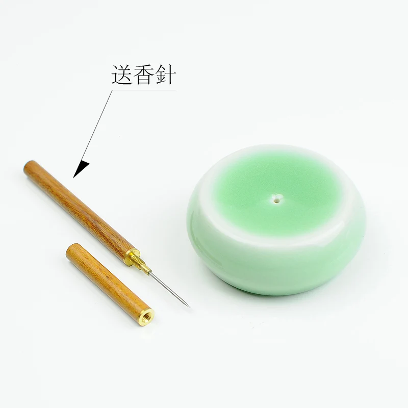 Joss sticks incense and handmade Wo thin fragrance of incense burner kiln, Longquan celadon incense fragrance blending needle