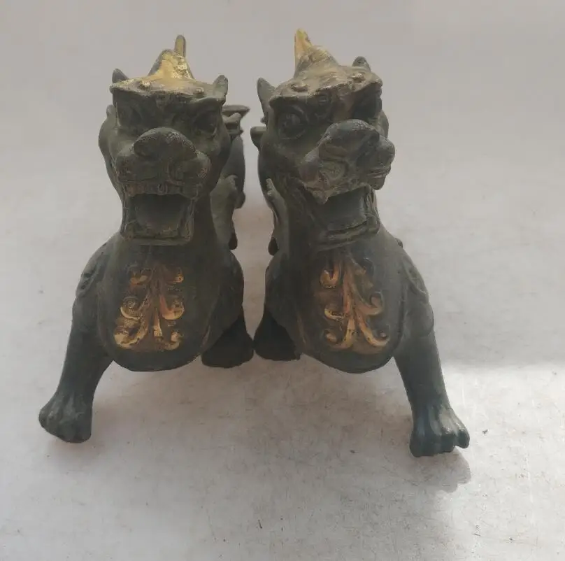 Collection chinese Handmade old bronze Gilt brave troops statue, Home Decoration antique sculpture
Collection chinese Handmade old bronze Gilt brave troops statue, Home Decoration antique sculpture