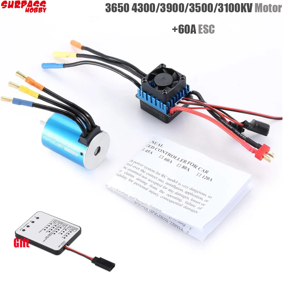 Бесщеточный двигатель RC 3650 4300KV 3900KV 3500KV 3100KV с бесщеточным ESC 60A, светодиодная карта для программирования для автомобиля 1/10 RC
Бесщеточный двигатель RC 3650 4300KV 3900KV 3500KV 3100KV с бесщеточным ESC 60A, светодиодная карта для программирования для автомобиля 1/10 RC