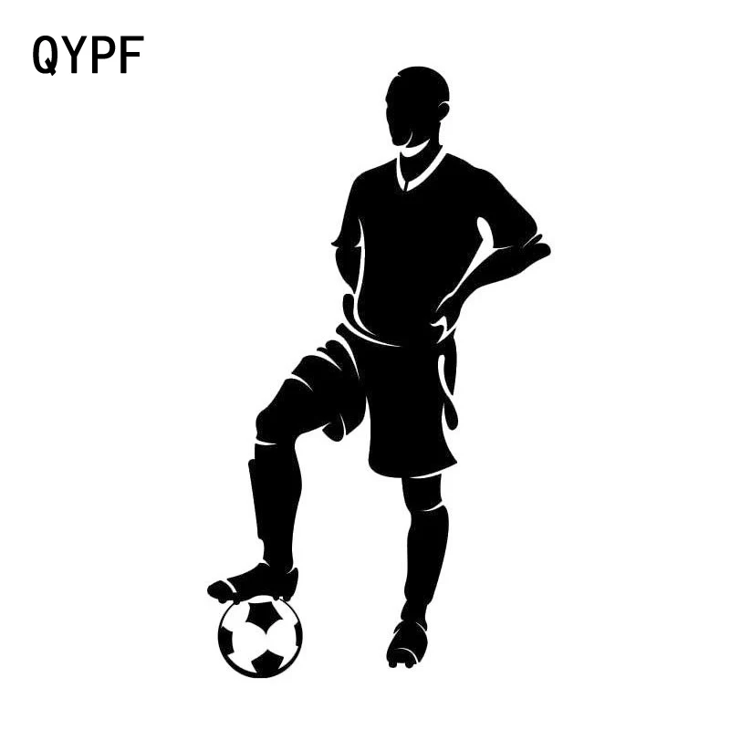 QYPF 7.5cm*13.5cm Creative Personality Football Sports Car Stickers Vinyl Black Silver S2-0259
QYPF 7.5cm*13.5cm Creative Personality Football Sports Car Stickers Vinyl Black Silver S2-0259