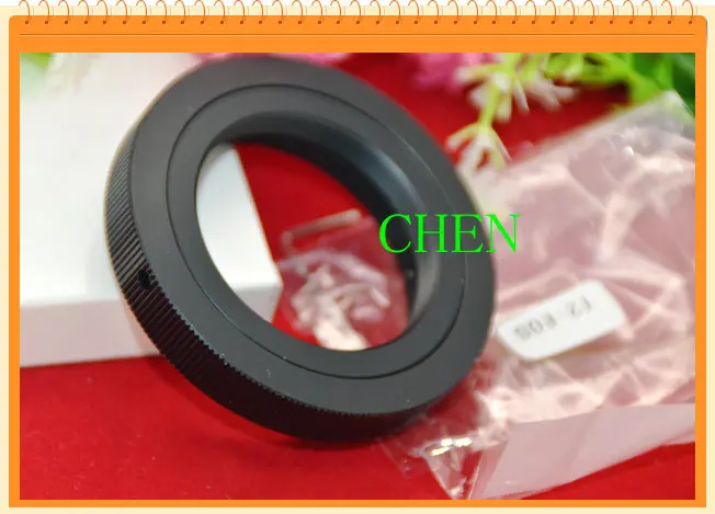 

T2 T Mount to For canon EF T2-EF Ring Lens Adapter 5D 7D 50D 60D 550D 500D 600D 700D 1000D 1200D T5i T4i T3i T2i T1i Free Ship