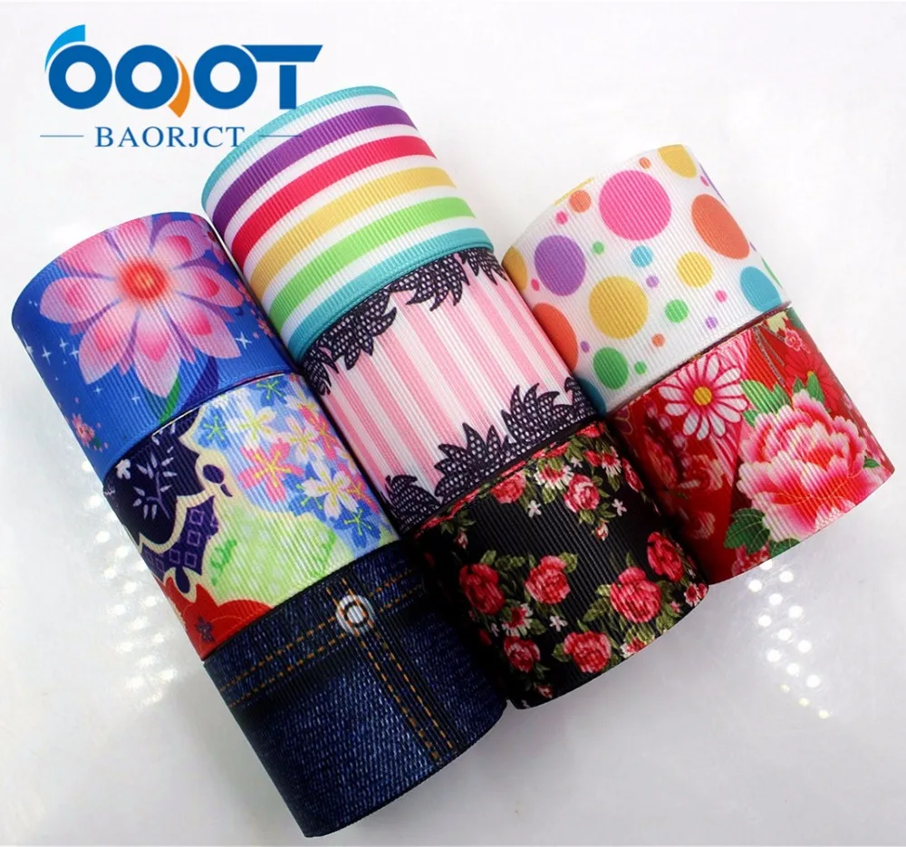 Мультяшные ленты OOOT BAORJCT 1712011 38 мм 10 ярдов Термотрансферная печатная корсажная