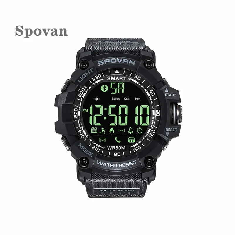 Spovan PR2 цифровые часы мужские водонепроницаемые спортивные барометр альтиметр