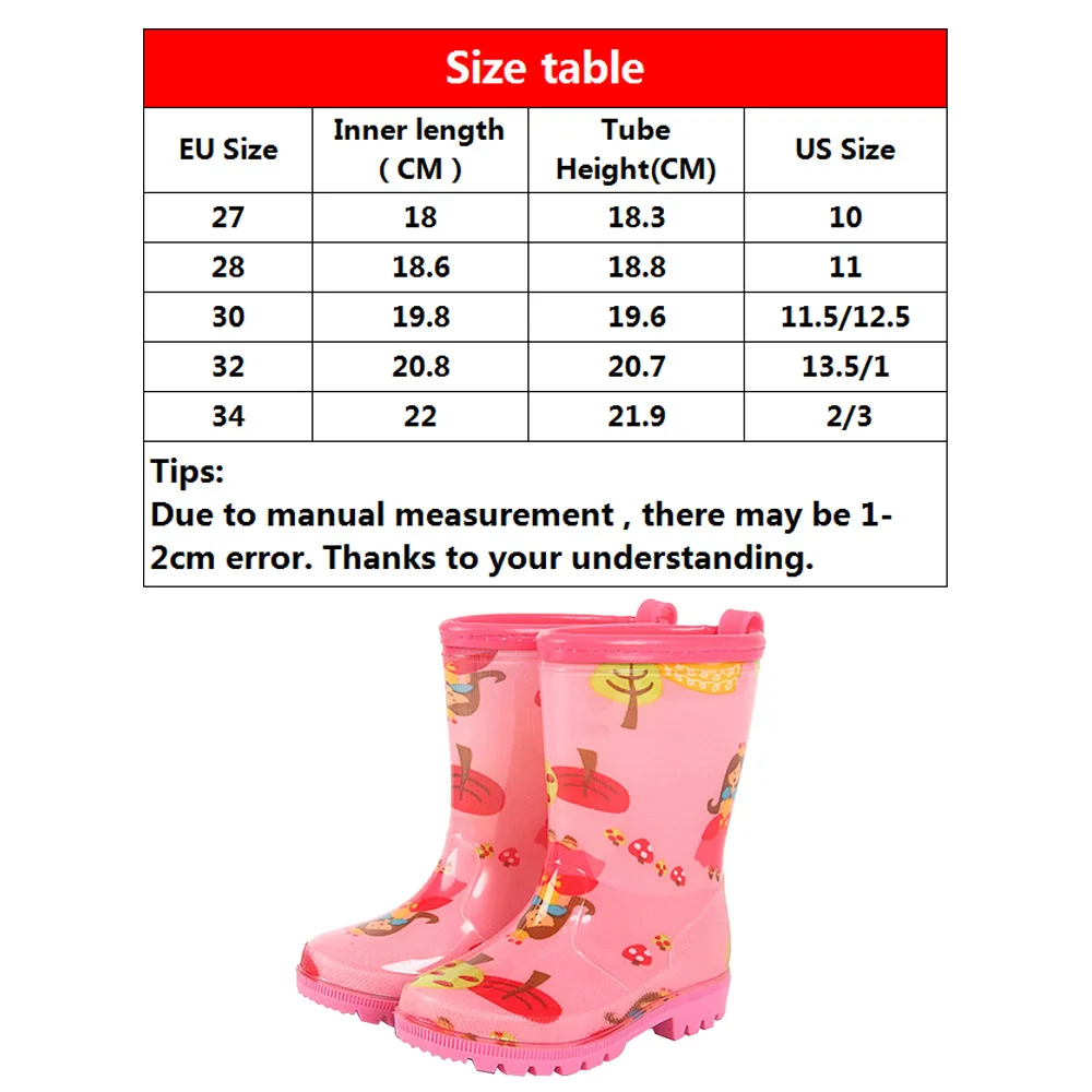 Children's Waterproof Print Rain Boots PVC Rain Boots Non-Slip Student Rain Shoes Outing Rain Boots On A Cloudy Day
Children's Waterproof Print Rain Boots PVC Rain Boots Non-Slip Student Rain Shoes Outing Rain Boots On A Cloudy Day