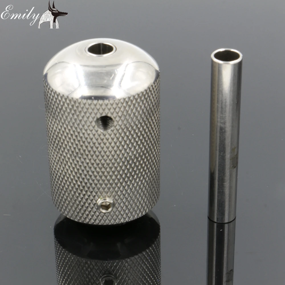 1 шт. 30 мм ручка для тату из нержавеющей стали с тыловым стержнем профессиональные