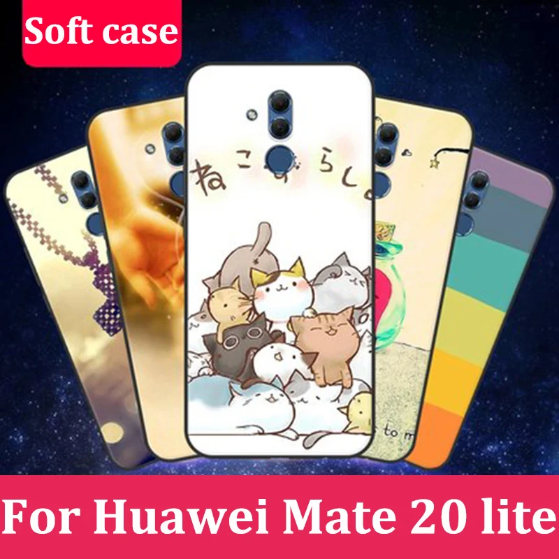 Чехол для Huawei Mate 20 lite Mate20 lite, мягкие чехлы для телефонов в мультяшном стиле для Huawei Mate 20 lite, чехол для телефона, оболочка
Чехол для Huawei Mate 20 lite Mate20 lite, мягкие чехлы для телефонов в мультяшном стиле для Huawei Mate 20 lite, чехол для телефона, оболочка