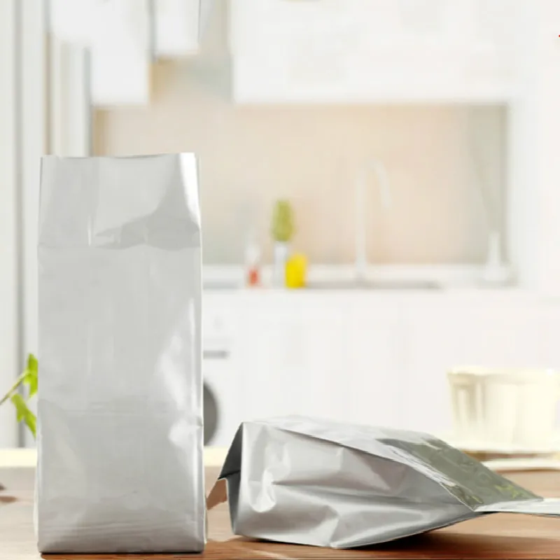 50pcs Pure aluminum foil organ bag Tea coffee powder packaging bags Grain and food vacuum pouch
50pcs Pure aluminum foil organ bag Tea coffee powder packaging bags Grain and food vacuum pouch