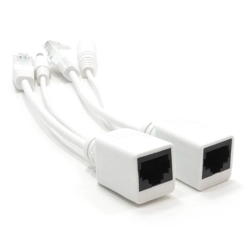 Hot Sale 1 Pair Power Over Ethernet Passive POE Injector Splitter Adapter Cable for CCTV Camera
Hot Sale 1 Pair Power Over Ethernet Passive POE Injector Splitter Adapter Cable for CCTV Camera