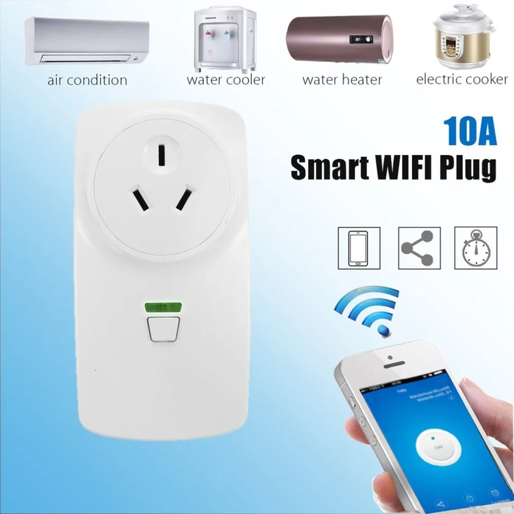 16A Wifi умная Беспроводная розетка пульт дистанционного управления приложение