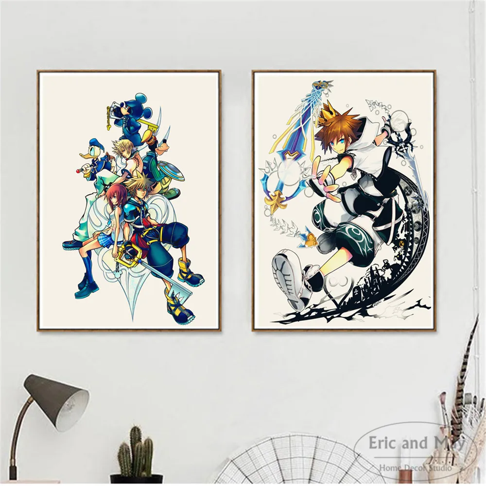 Kingdom Hearts Cartoon Game Posters And Prints Wall Art Canvas Painting For Living Room Decoration Home Decor Unframed Quadro
Kingdom Hearts Cartoon Game Posters And Prints Wall Art Canvas Painting For Living Room Decoration Home Decor Unframed Quadro