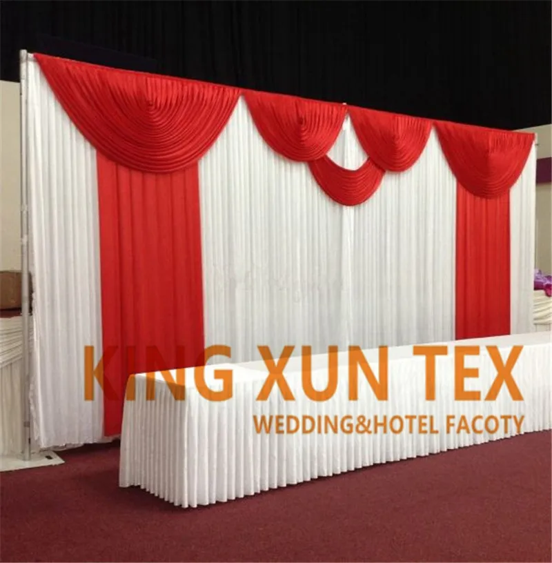 3m x 6m White & Fuchsia Ice Silk Wedding Backdrop Curtain Stage Background Drapery Valance Event Party Decoration
3m x 6m White & Fuchsia Ice Silk Wedding Backdrop Curtain Stage Background Drapery Valance Event Party Decoration