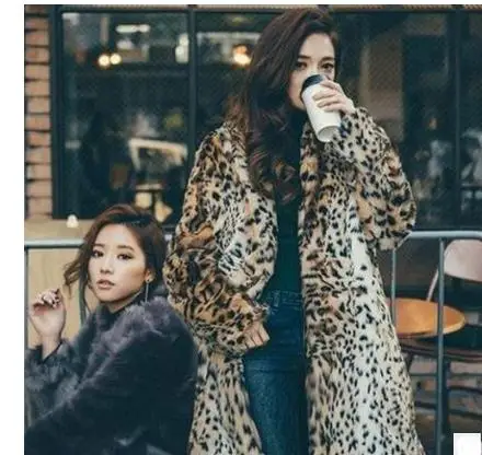 S/9XL Casaco Pele Falso Female Autumn Winter Long Section Leopard Jackets Casacos Femininos Women Man-Made Rabbit Fur Coats Cj50
S/9XL Casaco Pele Falso Female Autumn Winter Long Section Leopard Jackets Casacos Femininos Women Man-Made Rabbit Fur Coats Cj50