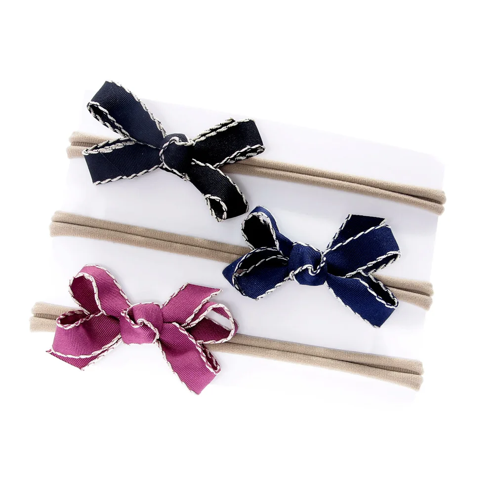 on sale 3pcs baby girl boy spandex nylon headband children skinny stretchy Non-Marking Ribbon Bowknot elastic hair Band 
on sale 3pcs baby girl boy spandex nylon headband children skinny stretchy Non-Marking Ribbon Bowknot elastic hair Band