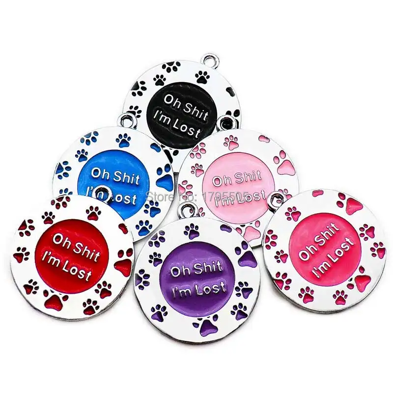 wholesale 20pcs 3D paw lost dog id tag round two sides Colorful Name Tags Personalized Pet Dog DIY Pendent Collar Accessories
wholesale 20pcs 3D paw lost dog id tag round two sides Colorful Name Tags Personalized Pet Dog DIY Pendent Collar Accessories