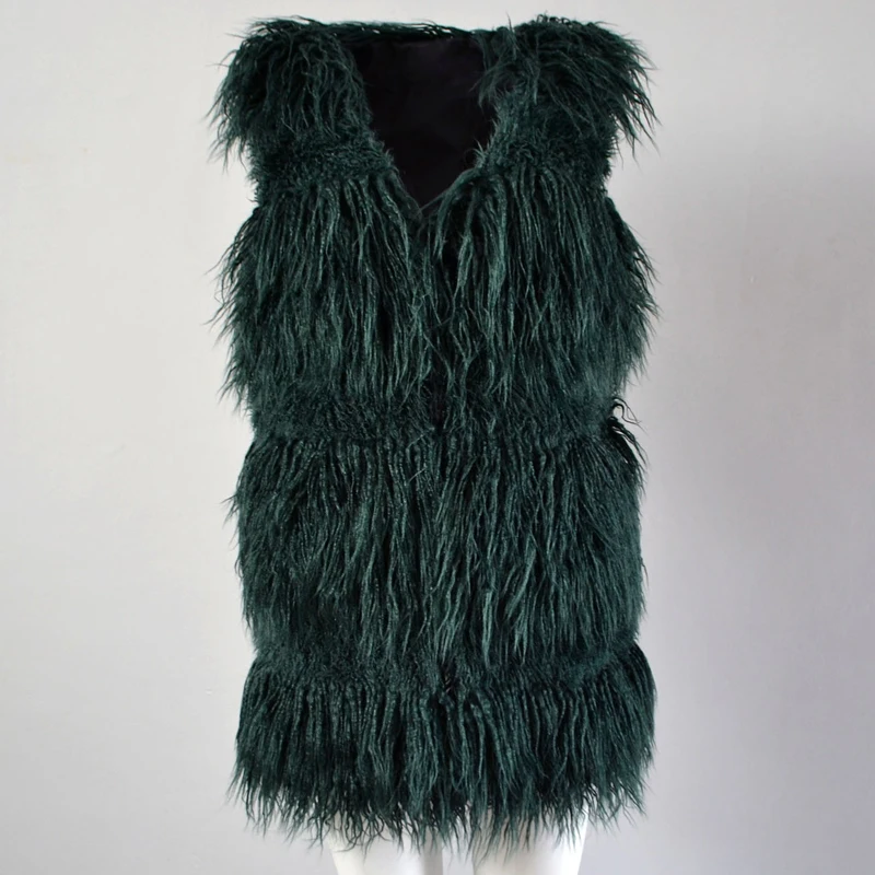Faux Fur Vest Coat Womens Ladies Winter Autumn Luxury Fur Jacket Hairy Jackets Slim V-neck Collarless Outerwear Parkas 6Q1211
Faux Fur Vest Coat Womens Ladies Winter Autumn Luxury Fur Jacket Hairy Jackets Slim V-neck Collarless Outerwear Parkas 6Q1211