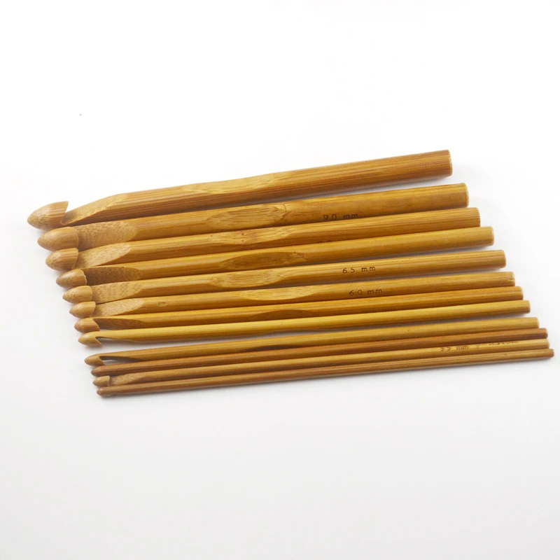12pcs Smooth Bamboo Needles Crochet Hooks Knitting Needle Sewing Tools for Weaving Yarn Sweater Scarf Hat Home Craft Accessories
12pcs Smooth Bamboo Needles Crochet Hooks Knitting Needle Sewing Tools for Weaving Yarn Sweater Scarf Hat Home Craft Accessories