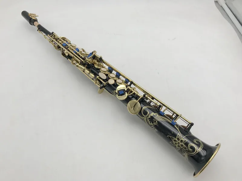 BULUKE High Quality Soprano Saxophone Professional B Flat Brass Black Nickel Gold Pearl Buttons Sax With Mouthpiece,Case
BULUKE High Quality Soprano Saxophone Professional B Flat Brass Black Nickel Gold Pearl Buttons Sax With Mouthpiece,Case