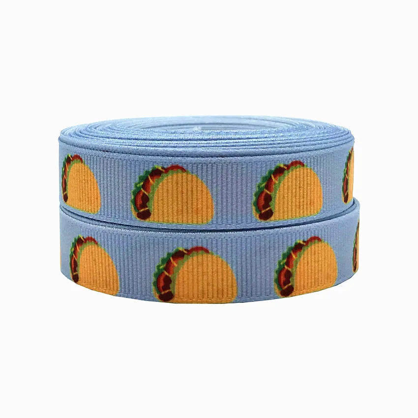 New Arrival 5/8'' 15mm Tacos Print Grosgrain Ribbon Webbing for DIY Bow Gift Wrap 10yards/lot
New Arrival 5/8'' 15mm Tacos Print Grosgrain Ribbon Webbing for DIY Bow Gift Wrap 10yards/lot