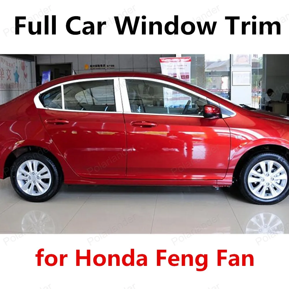 hot sell Car Decorations Stainless Steel Fit For Honda Feng Fan Full Window Frame Trim Cover With Center Pillar
hot sell Car Decorations Stainless Steel Fit For Honda Feng Fan Full Window Frame Trim Cover With Center Pillar