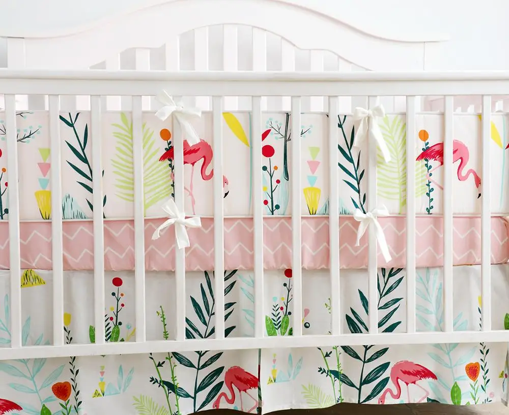 4 Pcs Baby Crib Bumpers Newborn Boy Girl’s Bed Bumper Pads Breathable Crib Protector(Flamingo)
4 Pcs Baby Crib Bumpers Newborn Boy Girl’s Bed Bumper Pads Breathable Crib Protector(Flamingo)